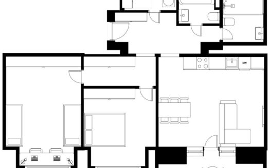 Prodej bytu 3+kk, 82 m² – Praha, Holešovice, ulice Osadní