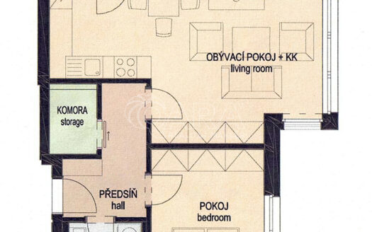 Pronájem bytu 2+kk, 51 m² – Praha, Žižkov, ulice Rixdorfská