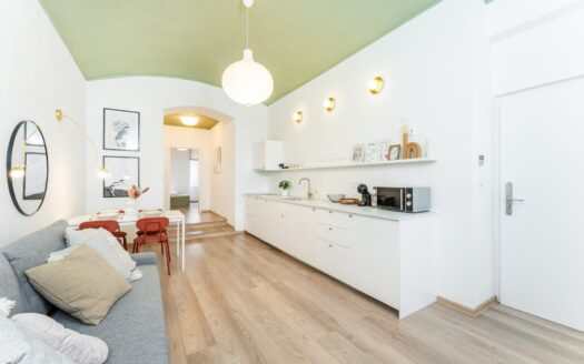 Pronájem bytu 2+kk, 39 m² – Praha, Vinohrady, ulice Rumunská