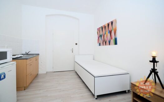 Pronájem bytu 1+kk, 20 m² – Praha, Žižkov, ulice Cimburkova