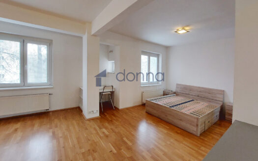 Pronájem bytu 1+kk, 47 m² – Praha, Žižkov, ulice Viklefova