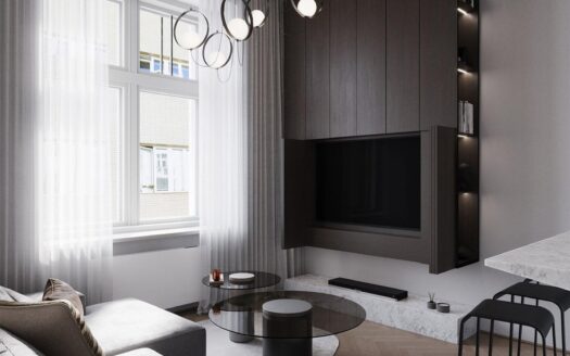 Prodej bytu 3+kk, 84 m² – Praha, Holešovice, ulice Heřmanova