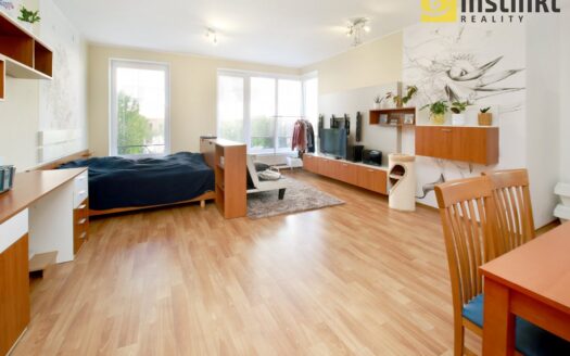 Pronájem bytu 1+kk, 86 m² – Praha, Kbely, ulice Herlíkovická