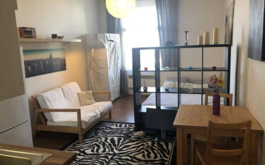 Pronájem bytu 1+kk, 22 m² – Praha, Žižkov, ulice Hartigova