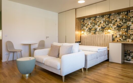 Pronájem bytu 1+1, 43 m² – Praha, Nové Město, ulice Tyršova