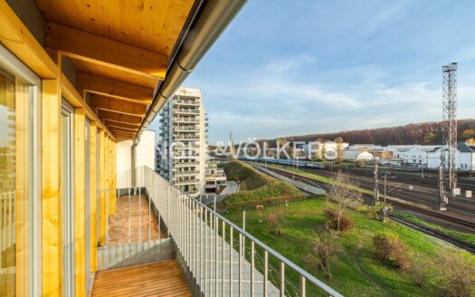 Pronájem bytu 1+kk, 26 m² – Praha, Vysočany, ulice U Harfy