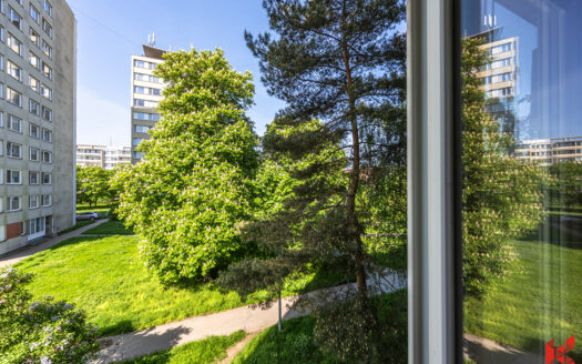 Pronájem bytu 1+kk, 28 m² – Praha, Karlín, ulice Nekvasilova