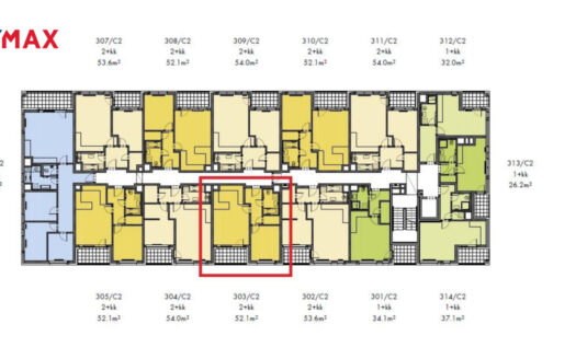 Pronájem bytu 2+kk, 52 m² – Praha, Ruzyně, ulice Stočesova