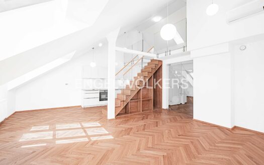 Pronájem bytu 3+kk, 107 m² – Praha, Žižkov, ulice Seifertova