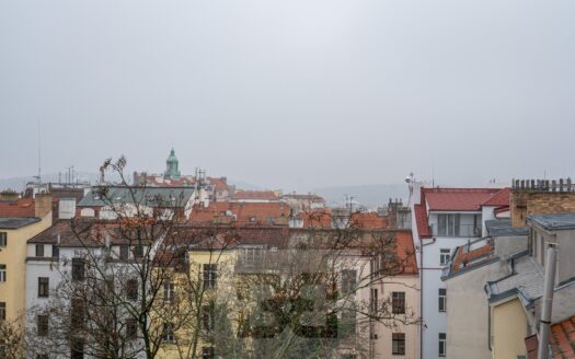 Pronájem bytu 1+kk, 35 m² – Praha, Vršovice, ulice Krymská