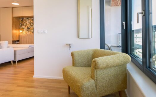 Pronájem bytu 1+1, 43 m² – Praha, Nové Město, ulice Tyršova