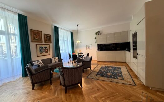 Pronájem bytu 3+kk, 120 m² – Praha, Bubeneč, ulice Šmeralova