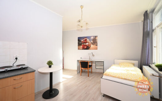 Pronájem bytu 1+kk, 23 m² – Praha, Žižkov, ulice Cimburkova