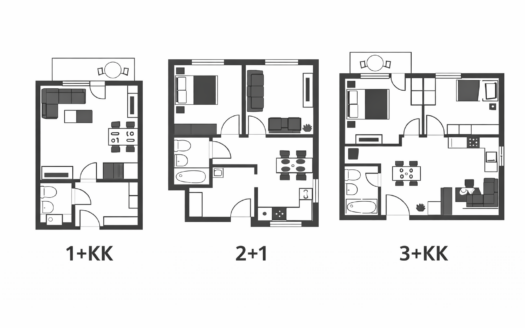 Dispozice bytu co přesně znamenají 1+kk, 2+1, 3+kk a na co si dát pozor v inzerátu