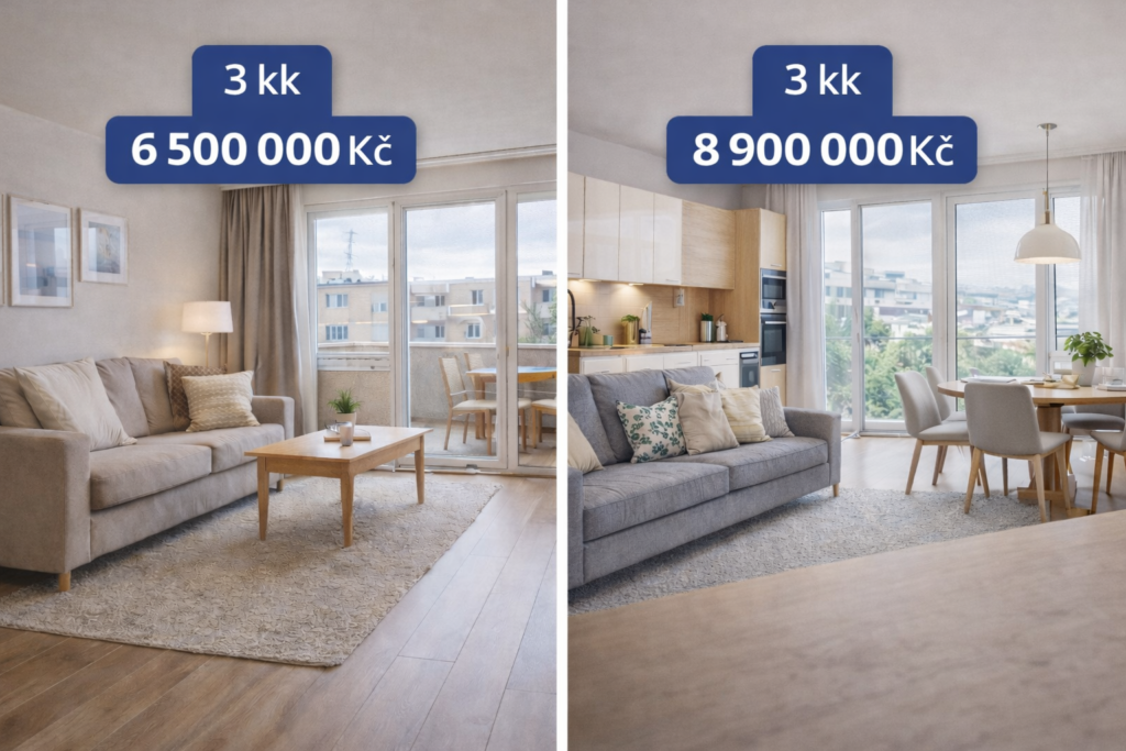 Odhad ceny bytu jak se stanovuje hodnota, co ovlivňuje cenu, bankovní odhad a nejčastější chyby