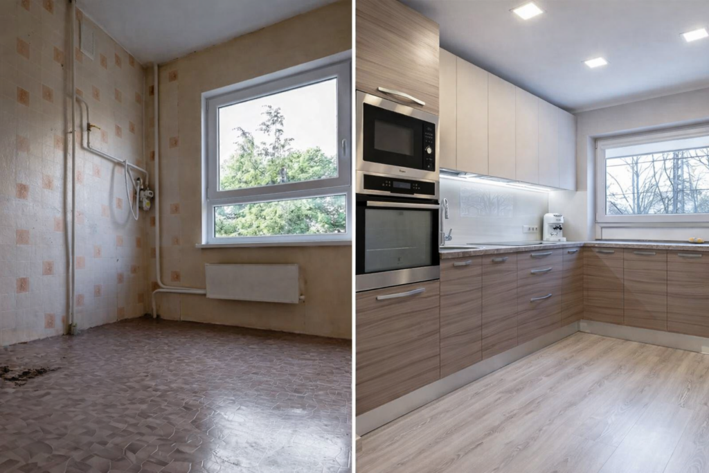 Rekonstrukce bytu co uvést do inzerátu, co jsou skryté náklady a na co si dát pozor při koupi po rekonstrukci