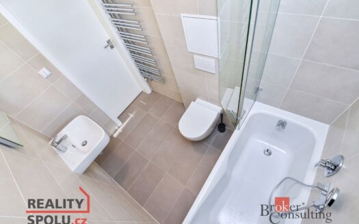 Pronájem bytu 1+kk, 42 m² – Praha, Libeň, ulice Nad Rokoskou