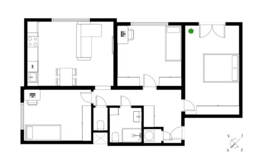 Prodej bytu 4+kk, 73 m² – Praha, Strašnice, ulice Na padesátém