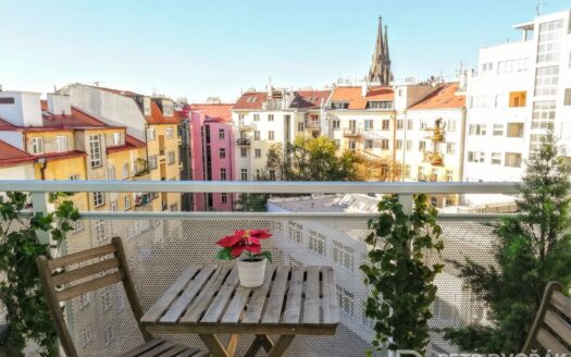 Pronájem bytu 3+kk, 98 m² – Praha, Vinohrady, ulice Uruguayská