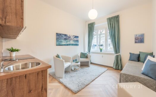 Prodej bytu 1+kk, 18 m² – Praha, Nusle, ulice Na dolinách