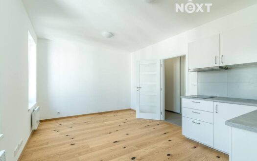 Pronájem bytu 1+kk, 32 m² – Praha, Holešovice, ulice Heřmanova