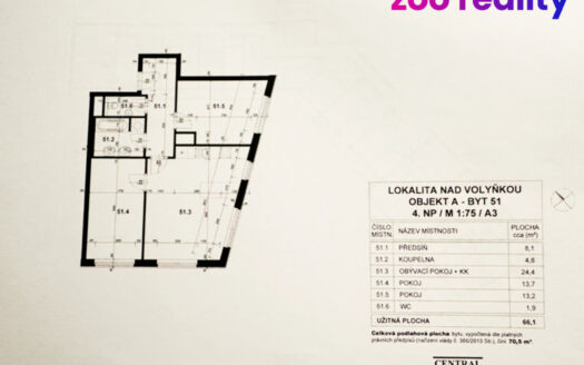 Prodej bytu 3+kk, 66 m² – Praha, Uhříněves, ulice Františka Diviše