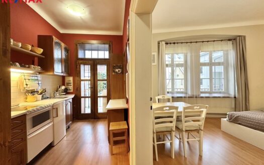 Pronájem bytu 1+1, 39 m² – Praha, Staré Město, ulice Anežská