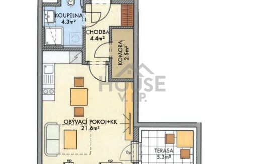 Prodej bytu 1+kk, 34 m² – Praha, Ruzyně, ulice Stočesova
