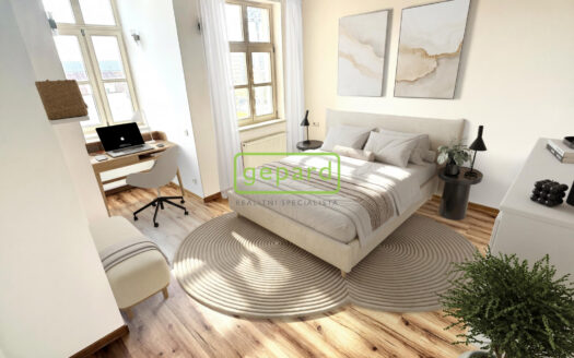 Pronájem bytu 3+kk, 56 m² – Praha, Žižkov, ulice Vlkova