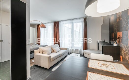 Pronájem bytu 1+kk, 35 m² – Praha, Bubeneč, ulice Mlýnská