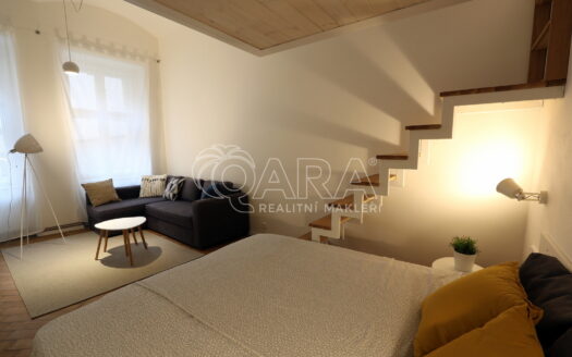 Pronájem bytu 2+1, 55 m² – Praha, Nové Město, ulice Hybernská