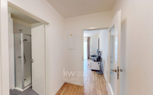 Pronájem bytu 1+kk, 25 m² – Praha, Libeň, ulice Novovysočanská