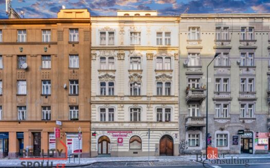 Prodej bytu 2+kk, 60 m² – Praha, Žižkov, ulice Hartigova