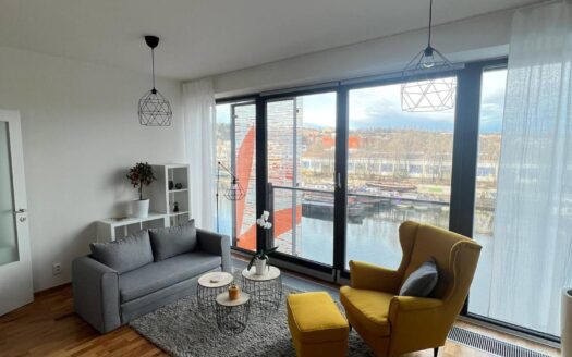 Pronájem bytu 2+kk, 58 m² – Praha, Holešovice, ulice V přístavu